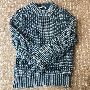 ALEXANDER WANG TRICOT CROP SWEATER SIZE S